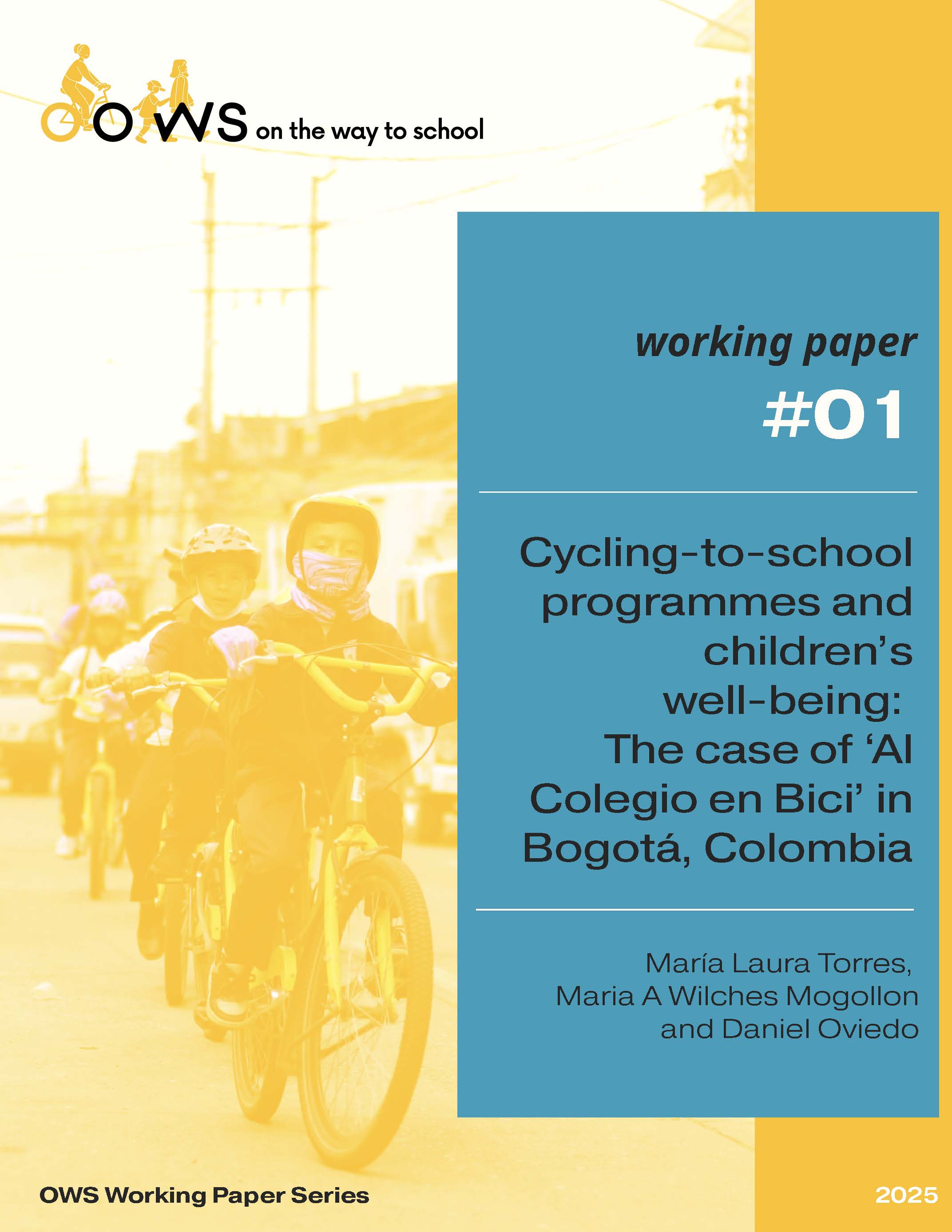 Working Paper 01 - Cycling-to-school programmes