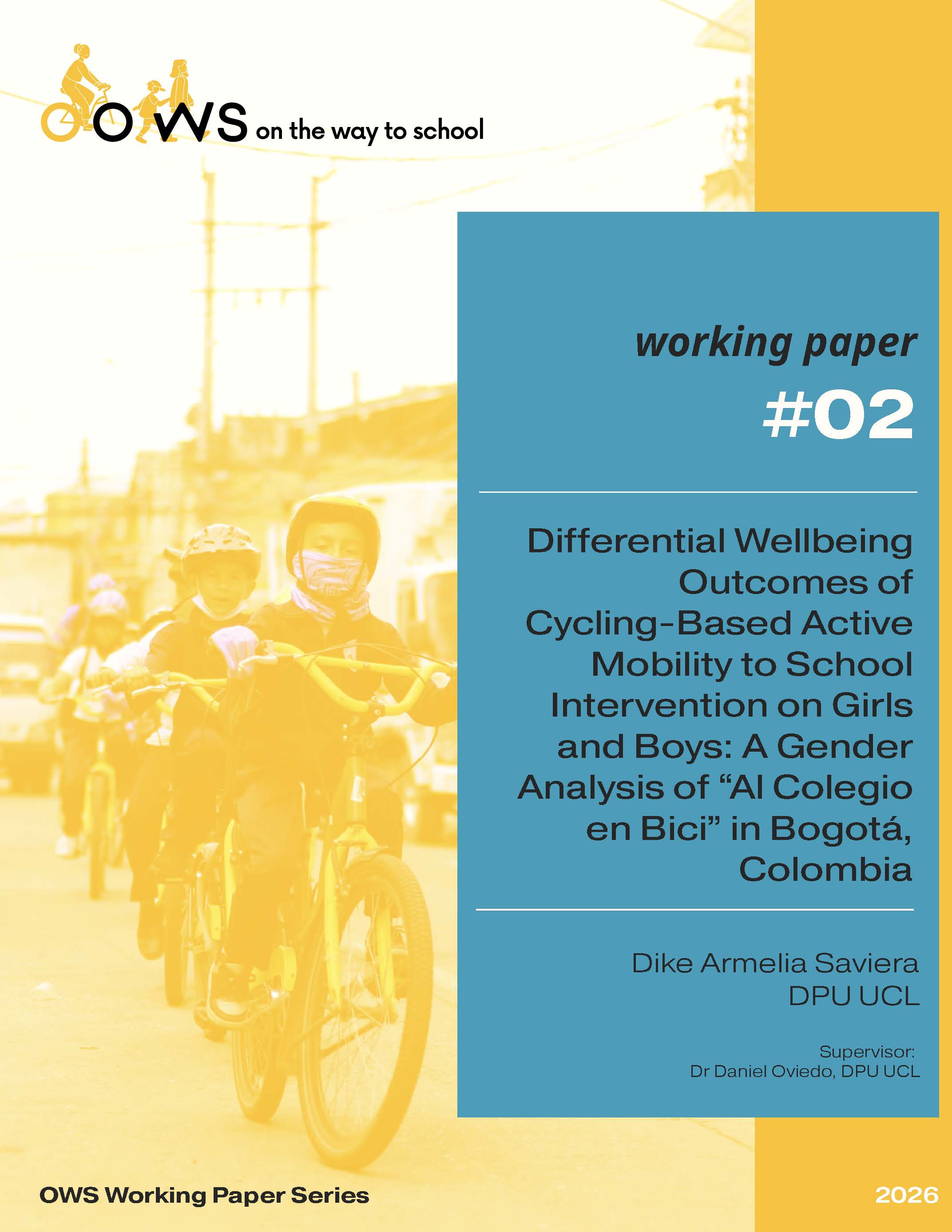 Working Paper 02 - Differential Wellbeing Outcomes