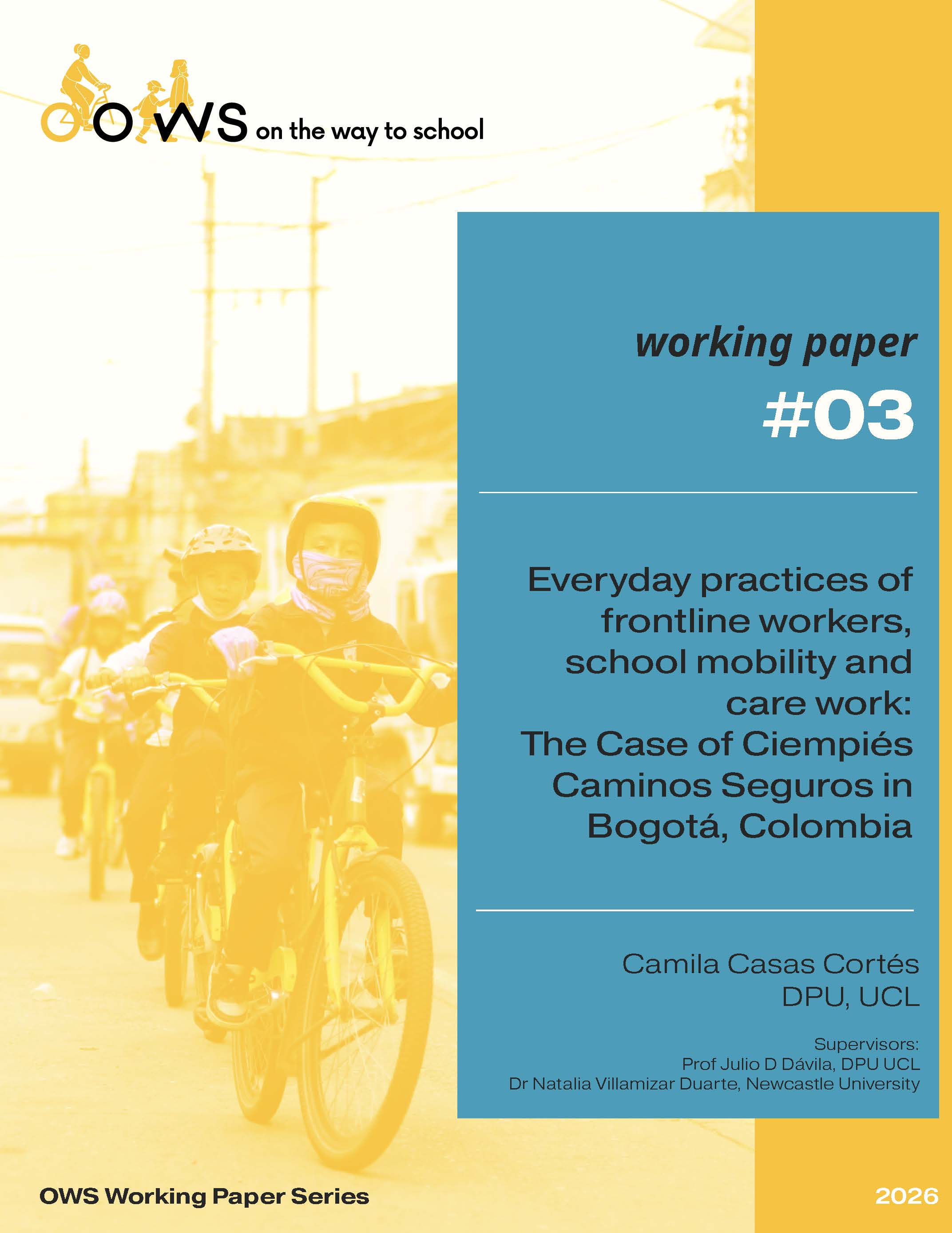 Working Paper 03 - Everyday practices of frontline workers